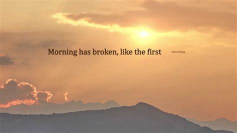 Morning Has Broken   piano solo with lyrics   YouTube