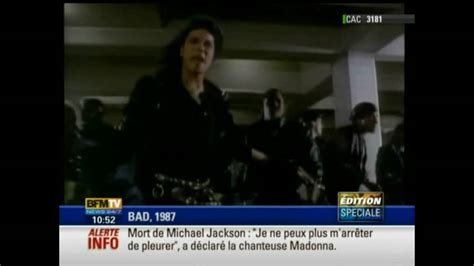 Mort de Michael Jackson vidéo hommage de BFM TV   YouTube