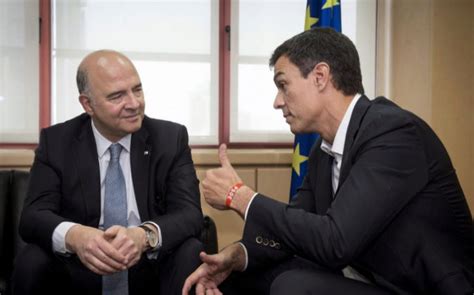 Moscovici pide a Pedro Sánchez que apoye el acuerdo con Canadá