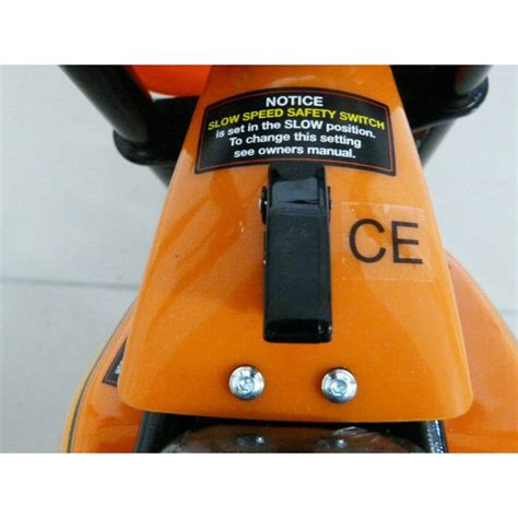 Moto eléctrica para niños 24V 250W color naranja