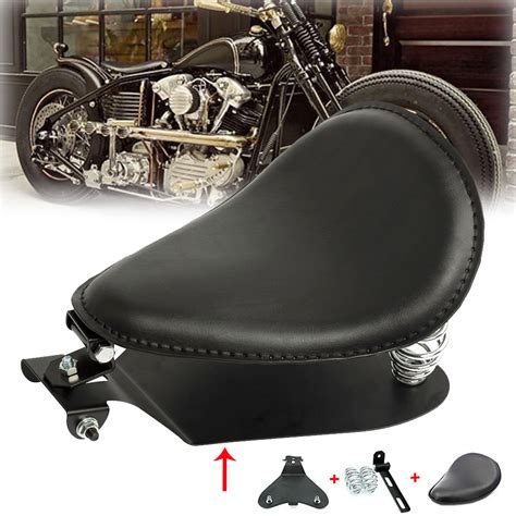 Motorcycle Leather Solo Seat Spring Bracket Base Mounting ...