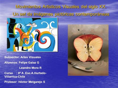 Movimientos Artisticos Visuales del siglo XX   ppt video ...