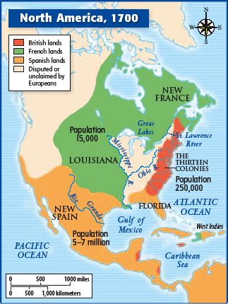 Mr. Ramirez s History Blog: Map of North America 1700