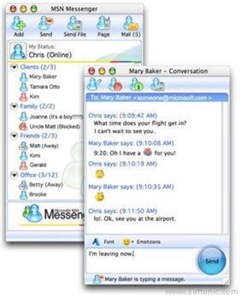 MSN Messenger for Mac   Download