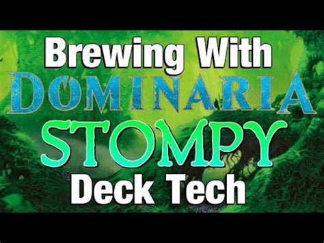 Mtg: Brewing with Dominaria: Mono Green Stompy  Deck Tech ...