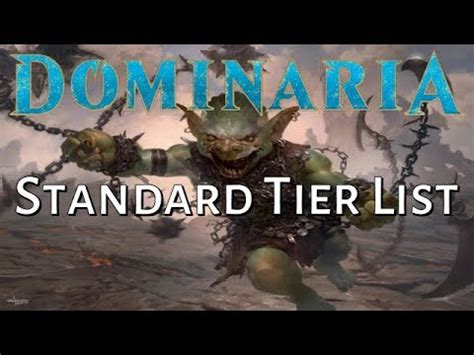 Mtg: The Dominaria Standard Deck Tier List   YouTube