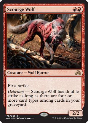 MTGGoldfish Preview   Scourge Wolf   The Rumor Mill ...