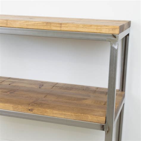 Mueble auxiliar de hierro y madera | Auxiliar | Muebles