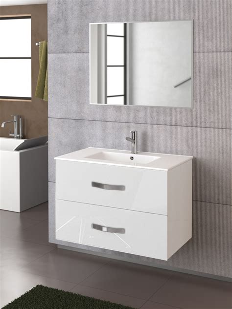 Mueble de baño Deva 80 de Torvisco en color blanco