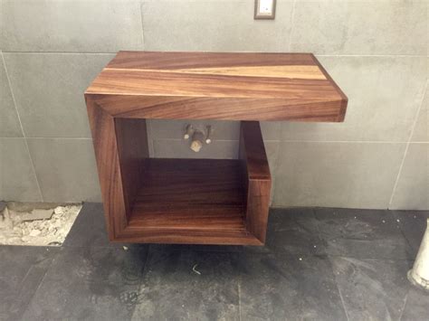 Mueble de baño en madera de parota | baños | Pinterest ...