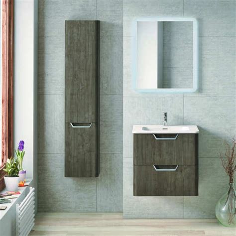 Mueble de Baño LIFE 60 Mueble + Lavabo de 2 cajones