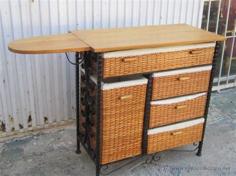 mueble de planchar con tabla en madera, hierro   Comprar ...