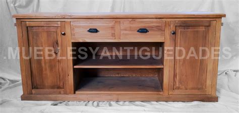Mueble para TV / audio en madera maciza reciclada  TV101A