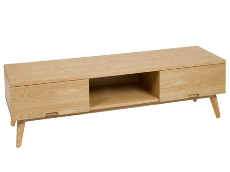 Mueble TV estilo danés madera de fresno   Mesas televisión