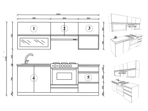 Muebles De Cocina Medidas Estandar ~ Idea Creativa Della ...