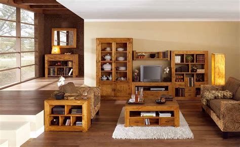 muebles de madera TENDENCIAS 2014 muebles salon rustico