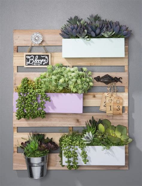Muebles de palet para decorar con plantas – I Love Palets