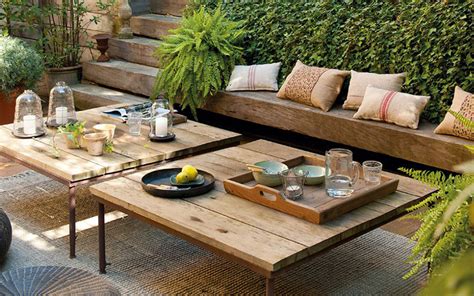 Muebles de terraza hechos de madera, ¡Descúbrelos!