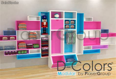 Muebles modulares de diseño para tiendas y comercios.