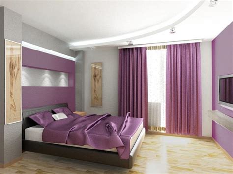 Muebles y Decoración de Interiores: Dormitorios de Color Lila