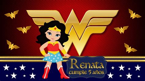 Mujer Maravilla Wonder Woman Para Fiestas Arreglos De Mesa ...