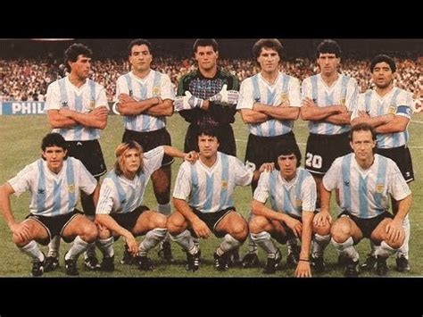 Mundial Italia 1990   Seleccion Argentina   YouTube