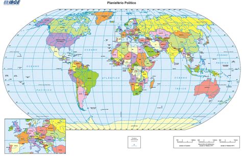 Mundo: Mapa Múndi   Político.