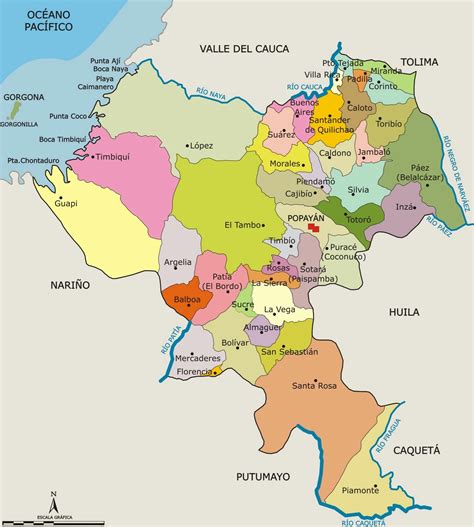 Municipios de Cauca   Tierra Colombiana