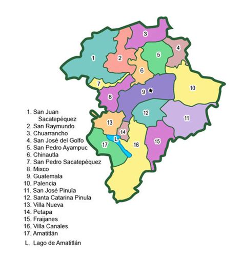 Municipios de Guatemala  departamento