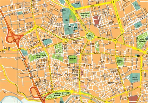 Murcia callejero   Mapa mural   Plano