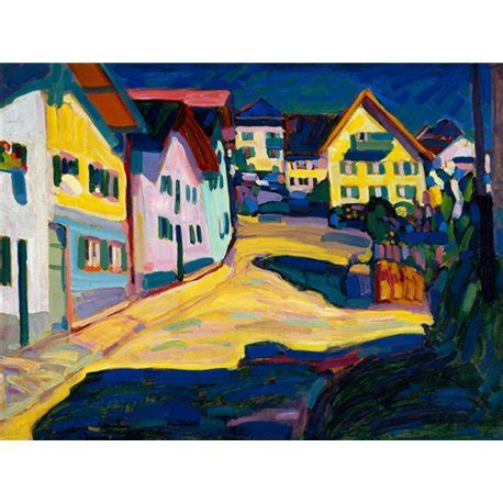 Murnau Burggrabenstrasse   Lámina Kandinsky, Arte Moderno