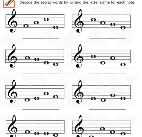 music notes worksheets for kids | Free Music Worksheets ...