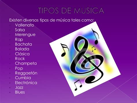 Musica tipos