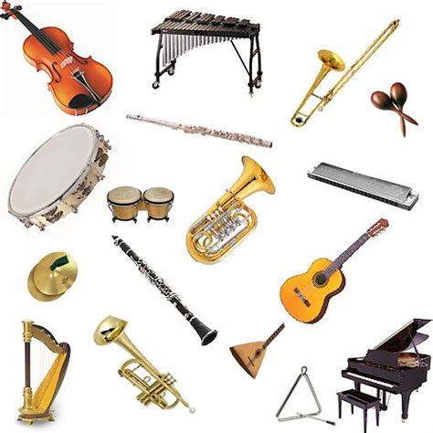 Musical Instruments  Vocabulario de imágenes de ...