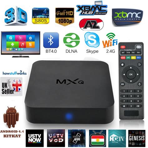 MXQ ANDROID 4.4 QUAD CORE XBMC INTERNET TV SMART BOX 1GB ...