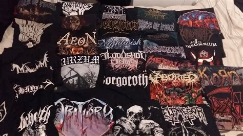 My Heavy Metal Band T shirts   YouTube