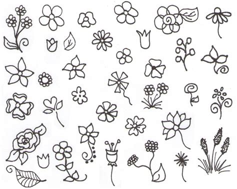 My Inspiration — Flower Doodles! | drawing | Flower ...