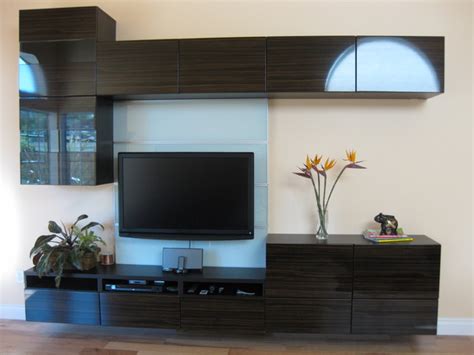 My new floating wall unit modern living room   Ikea besta ...