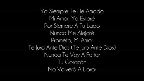 N sync   Yo Te Voy Amar  lyrics    YouTube