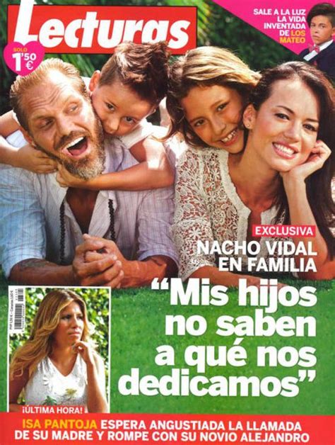 Nacho Vidal posa con su familia en Lecturas   Revista ...