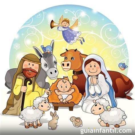 Nacimiento del niño Jesús. Cuento de Navidad