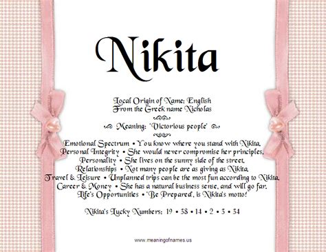 Nakita Meaning Of Nakita Name Nakita Baby Names | Auto ...