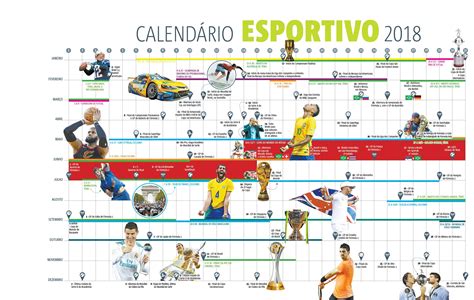 Não tem só Copa do Mundo! Confira o calendário esportivo ...