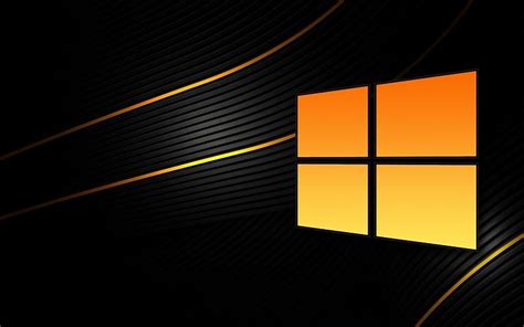 Naranja y negro Windows 8 fondos de pantalla gratis