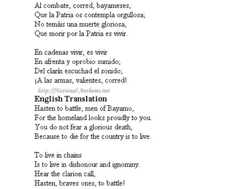 National anthem lyrics usa in spanish