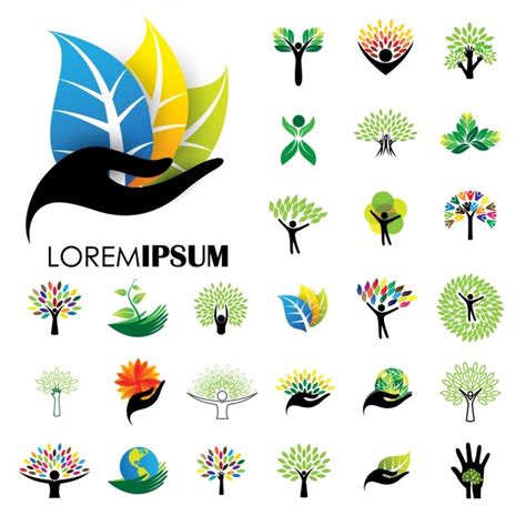 Nature logos collection Vector | Free Download