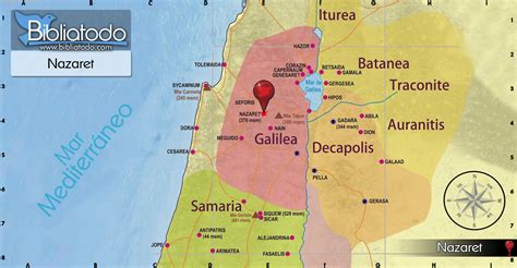 Nazaret   Mapa y Ubicación Geográfica