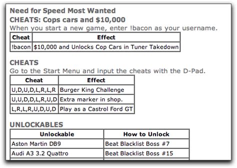 need for speed most wanted cheats   www.jaspe.comyr.com