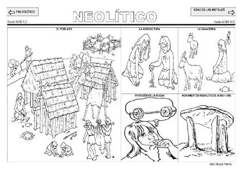Neolítico. | Colorear | Pinterest | Prehistoria, Historia ...