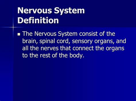 Nervous System By: Zach Hardin.   ppt download